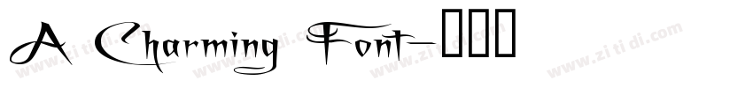 A Charming Font字体转换